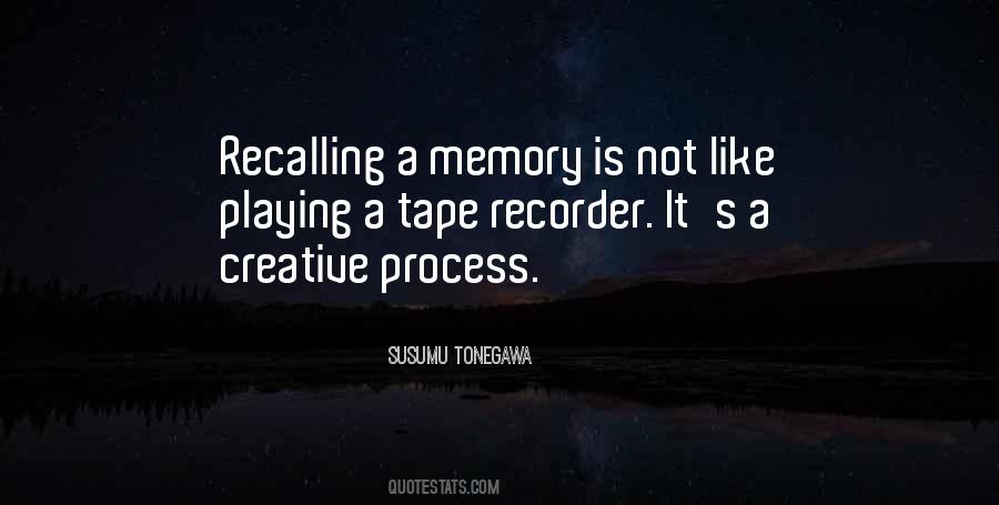 Quotes About A Memory #43422