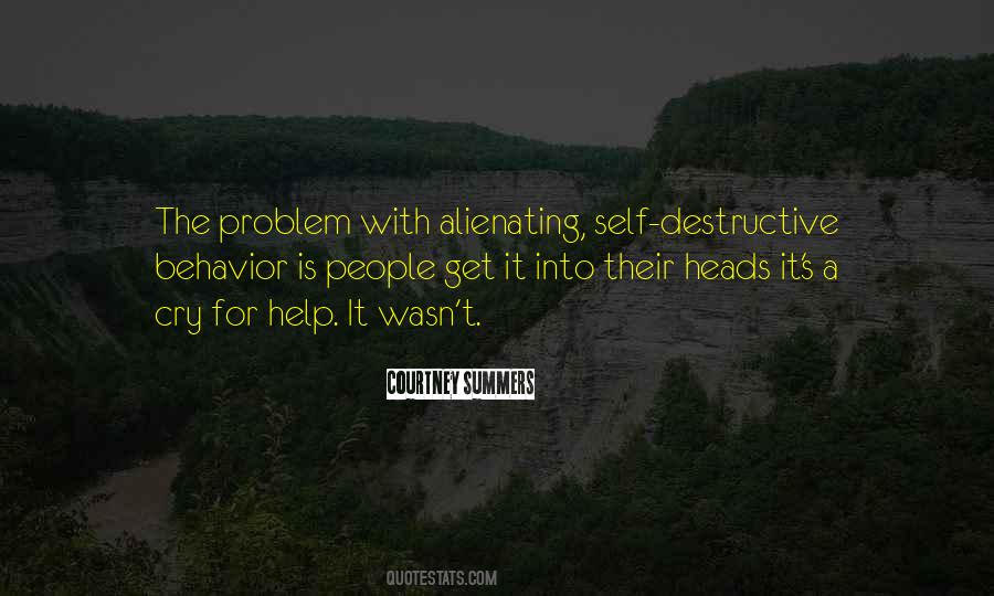 Quotes About Self Destructive #112167