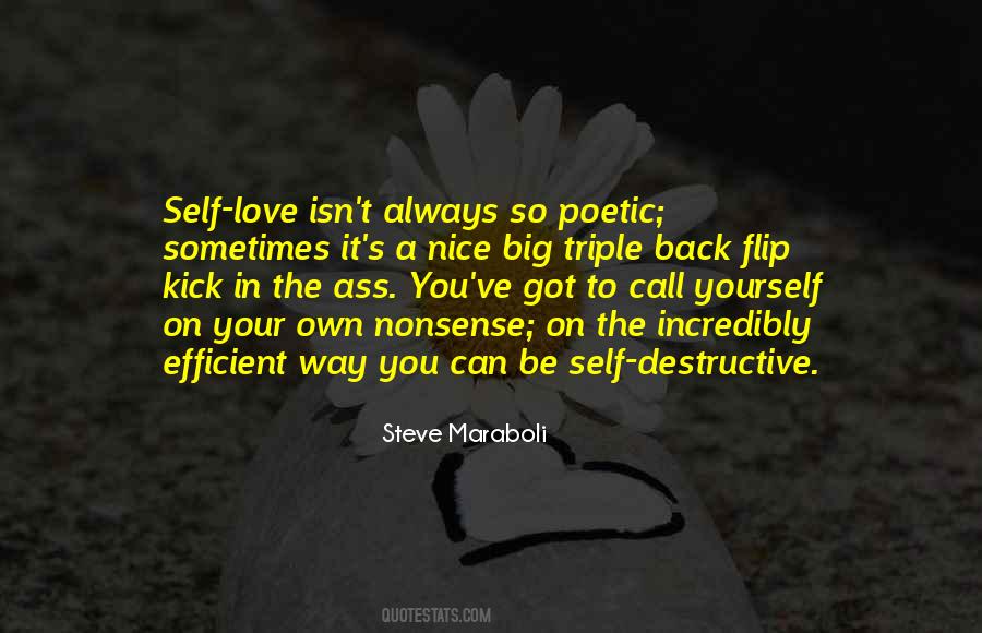 Quotes About Self Destructive #416599