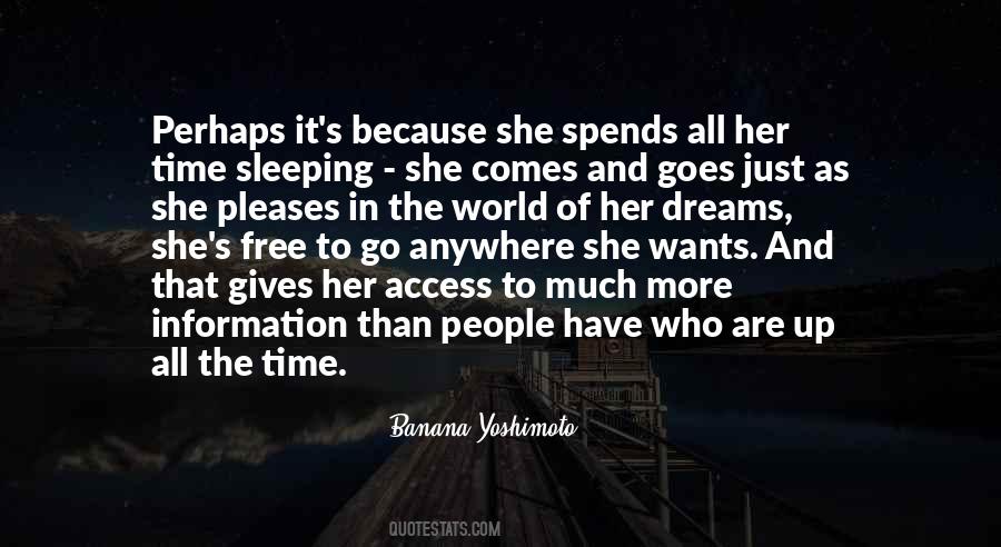 Quotes About Sleeping Dreams #113761