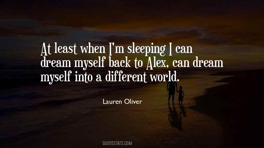 Quotes About Sleeping Dreams #1353941