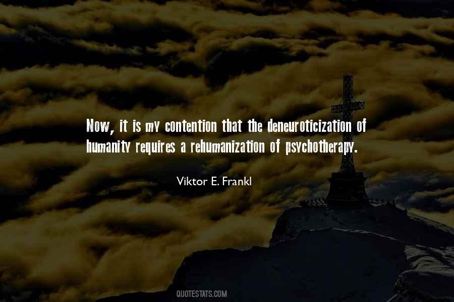 Rehumanization Quotes #1231690