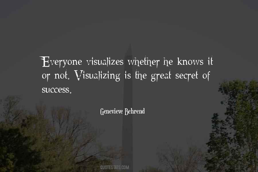 Quotes About Visualizing Success #447221