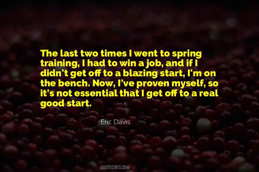 Quotes About Spring Training #1010052