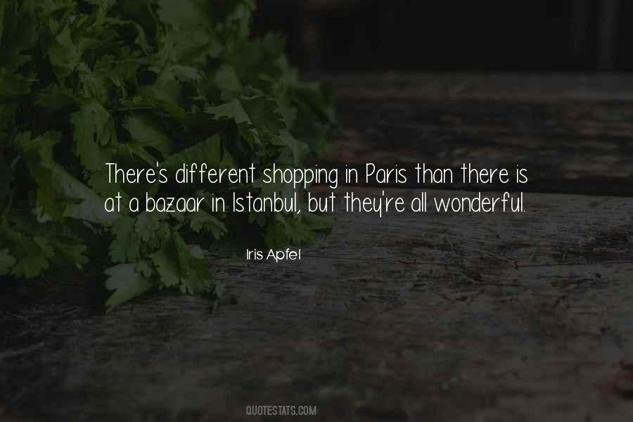 Quotes About Shopping In Paris #1482824