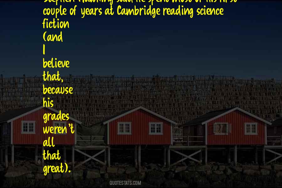 Quotes About Reading Science Fiction #464051