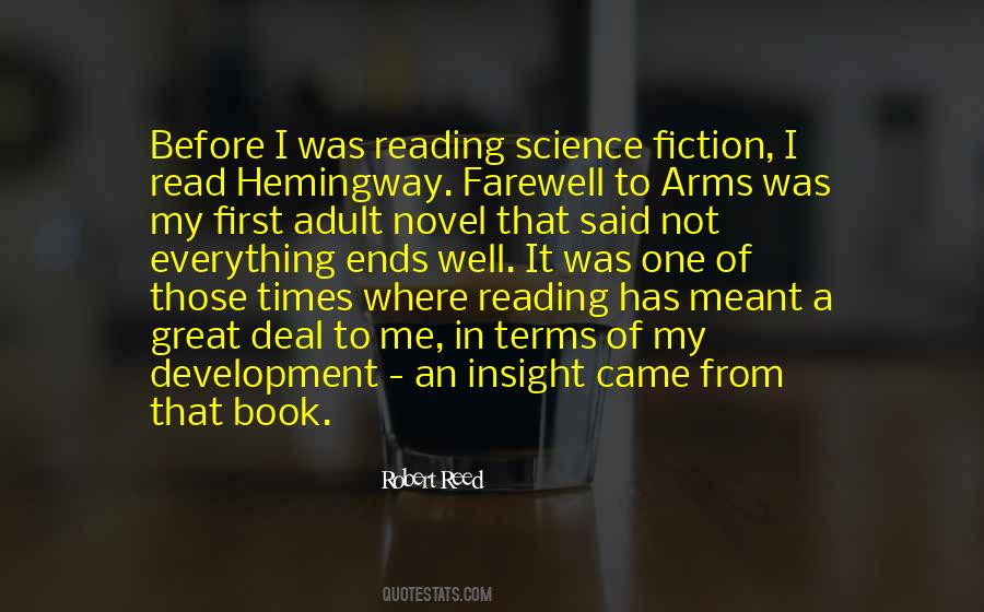 Quotes About Reading Science Fiction #549453