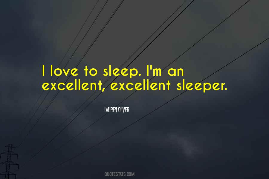 Quotes About Sleeper #1433993