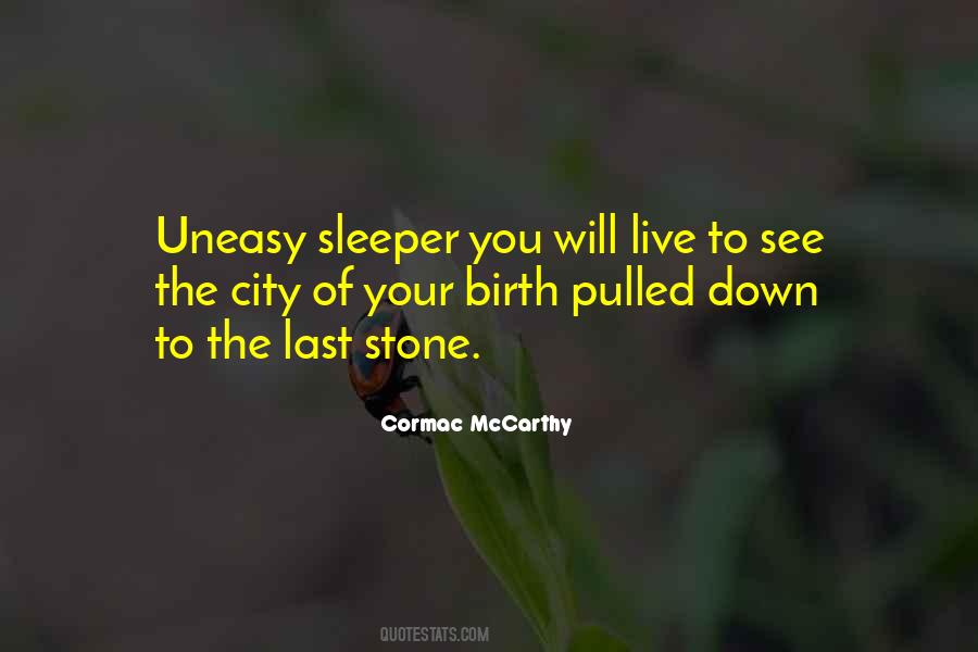 Quotes About Sleeper #826881