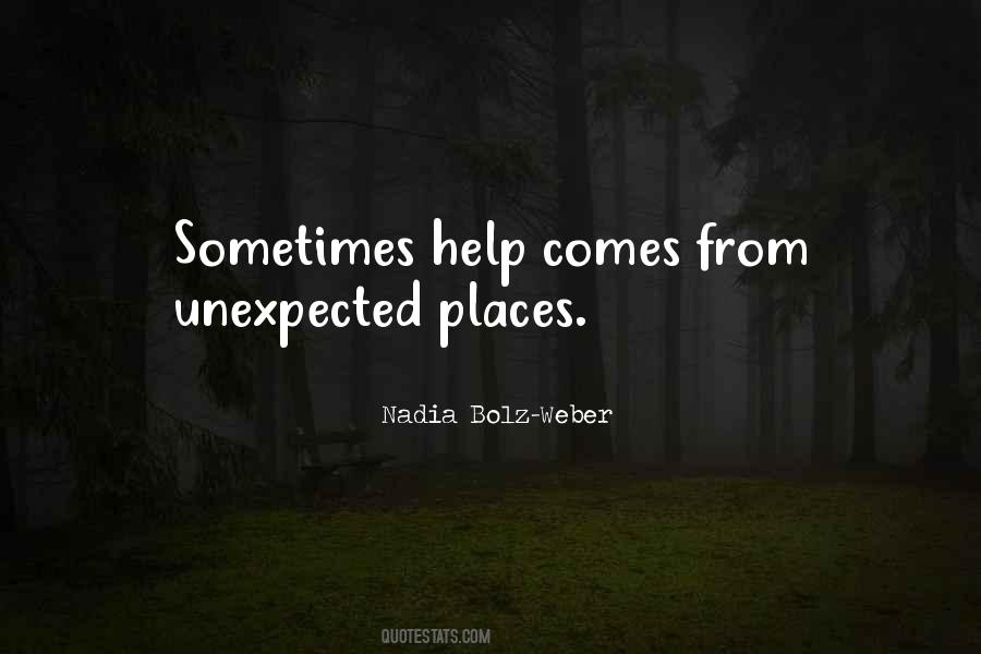 Quotes About Unexpected #103468