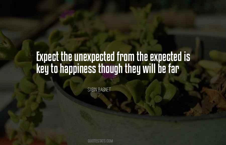 Quotes About Unexpected #98814