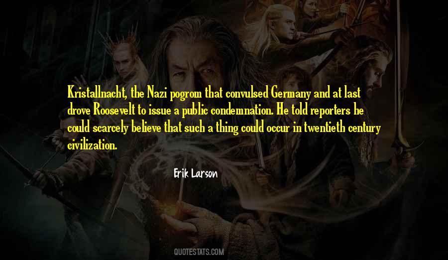 Quotes About Kristallnacht #1729958
