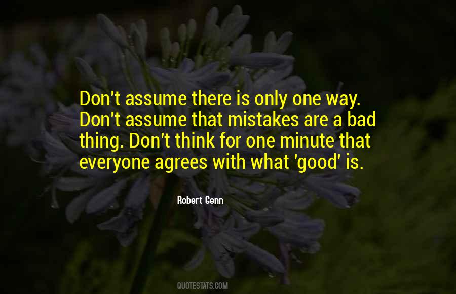 Quotes About Don't Assume #1440501