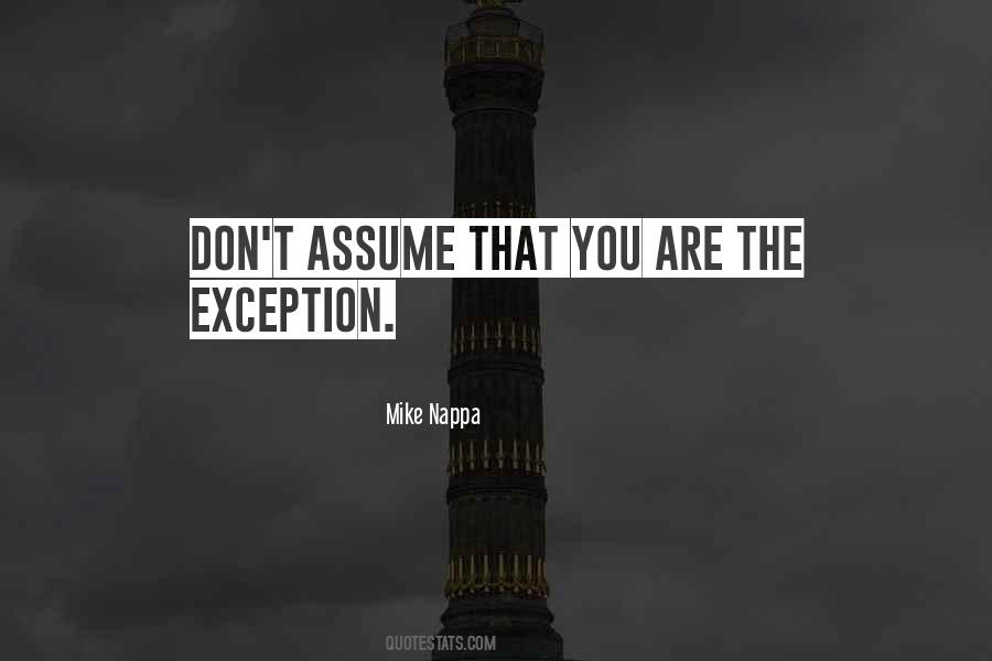 Quotes About Don't Assume #664536