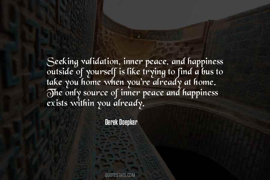 Quotes About Peace At Home #1135455