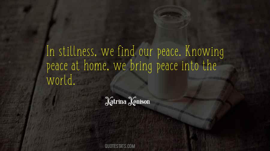 Quotes About Peace At Home #313020