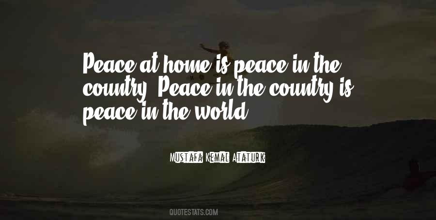 Quotes About Peace At Home #429127