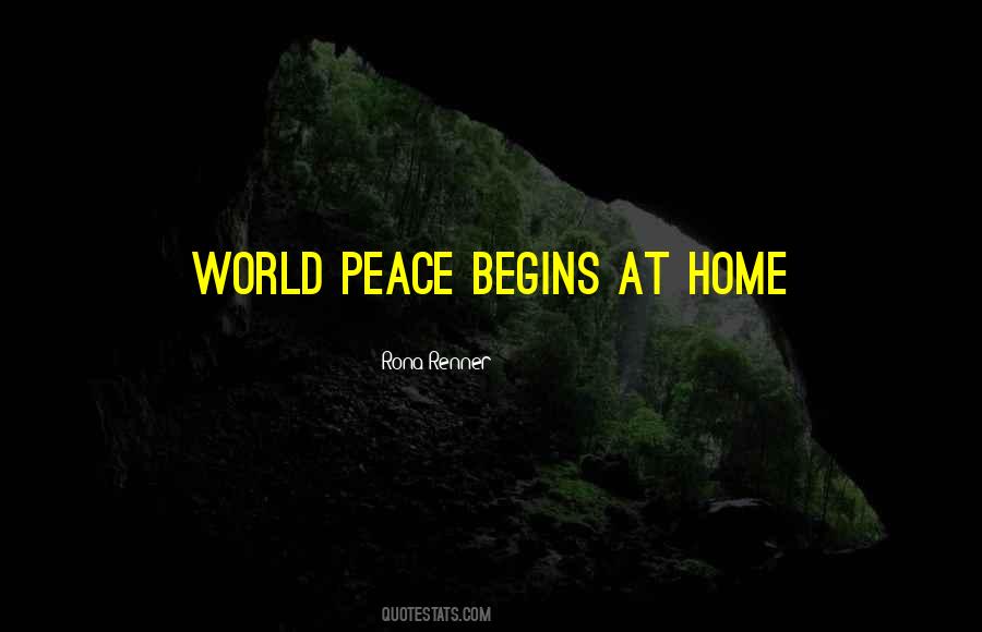 Quotes About Peace At Home #965412