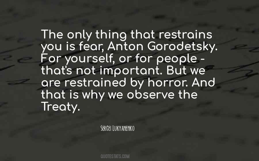 Restrains Quotes #541704