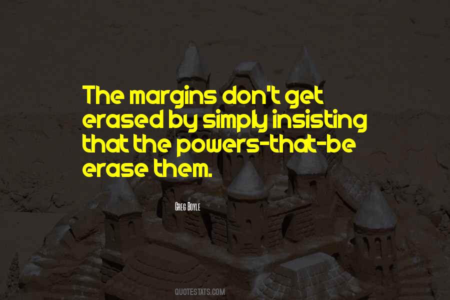 Quotes About Margins #727407