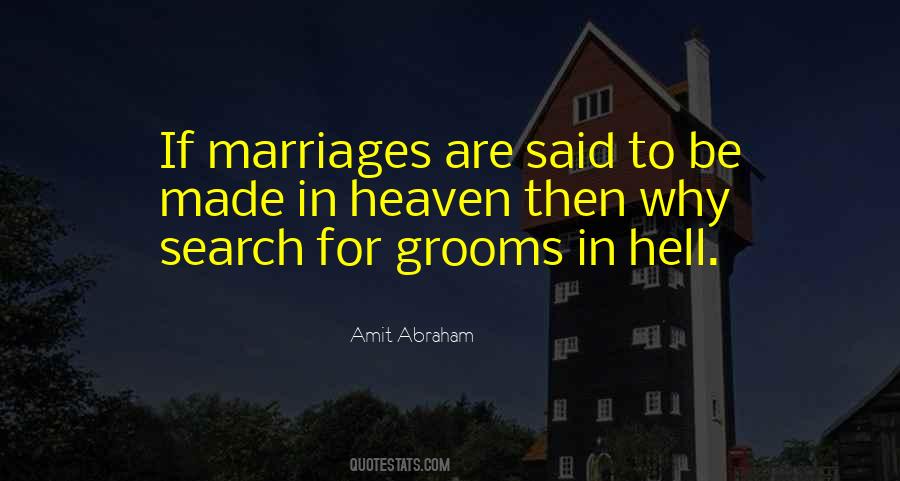 Quotes About Grooms #1597236