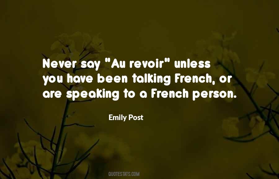 Revoir Quotes #1138013