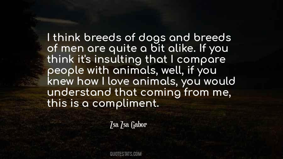 Quotes About Love Of Animals #108721