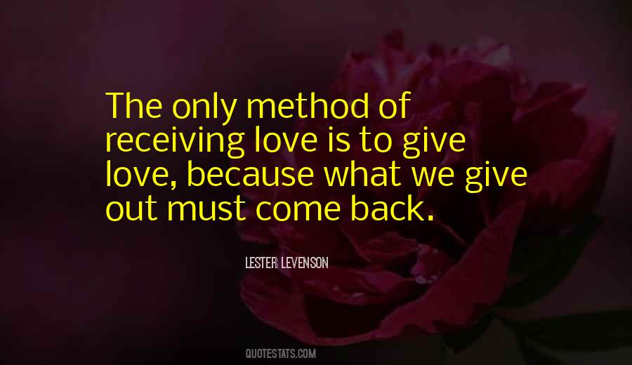 Quotes About Giving And Receiving #287707
