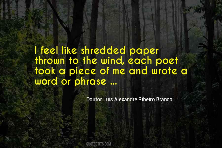 Ribeiro's Quotes #1784723