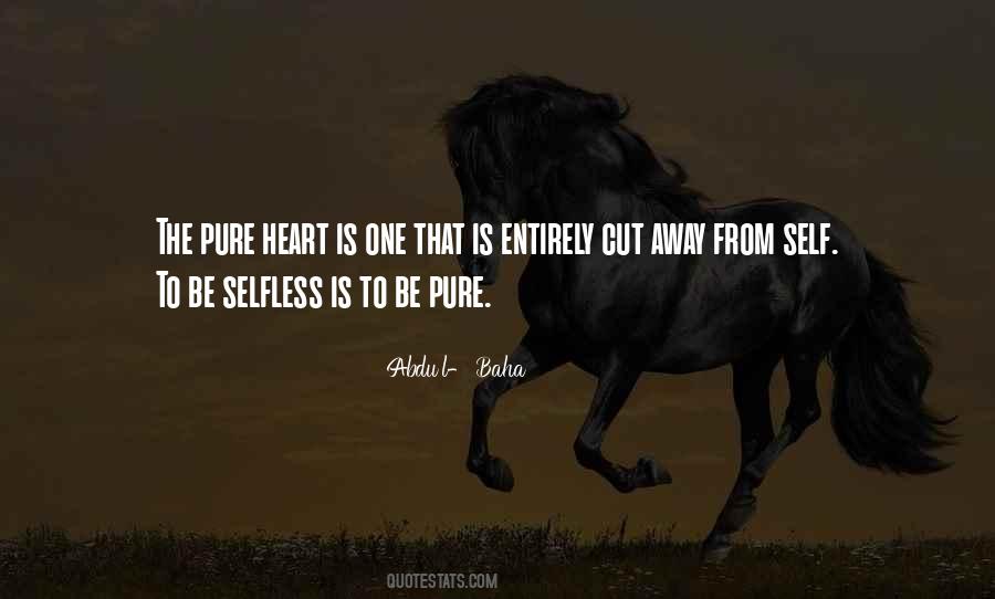 Quotes About Pure Heart #21990