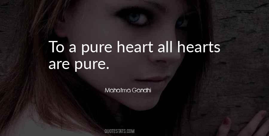 Quotes About Pure Heart #681670