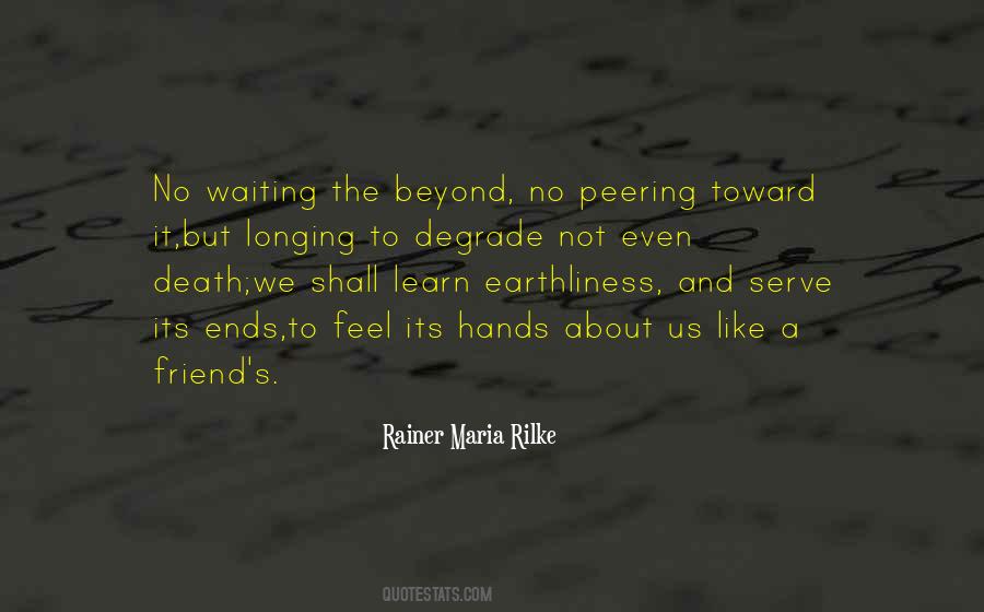 Rilke's Quotes #1803205 Rilke's Quotes #1803205