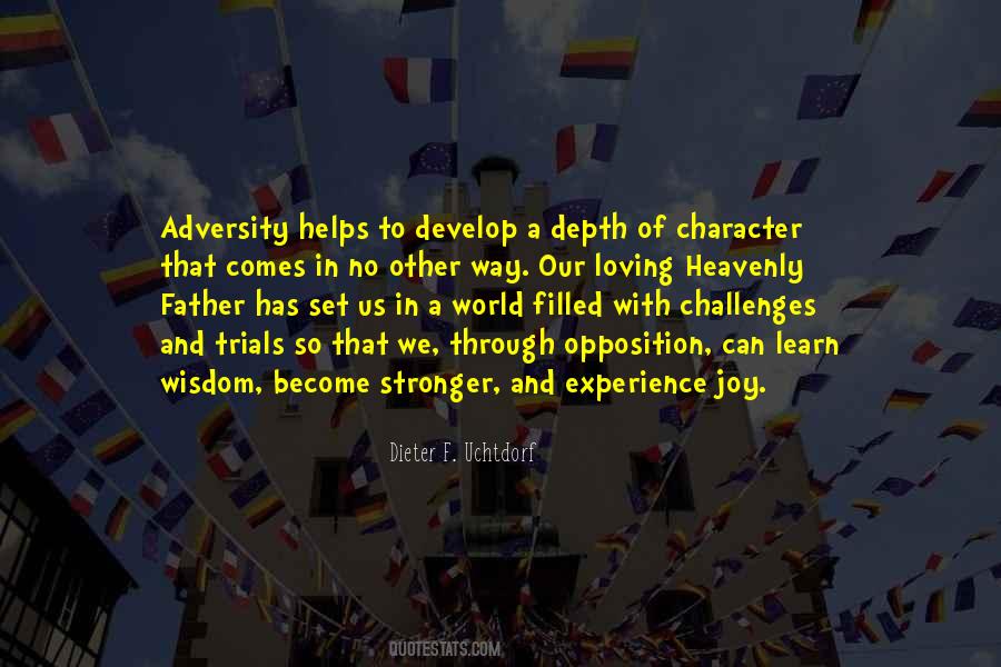 Quotes About Adversity And Character #1325233