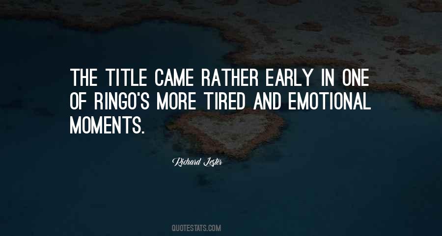 Ringo's Quotes #509171