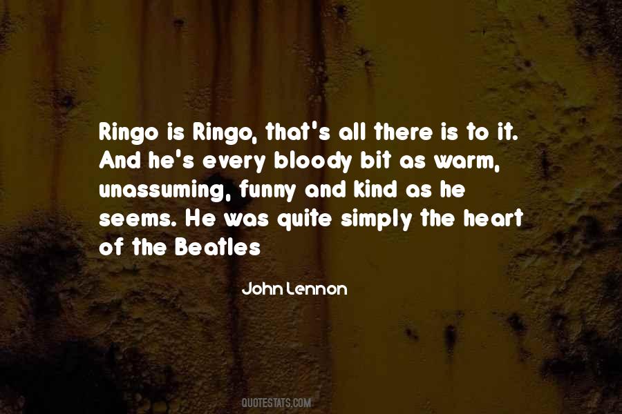 Ringo's Quotes #794365