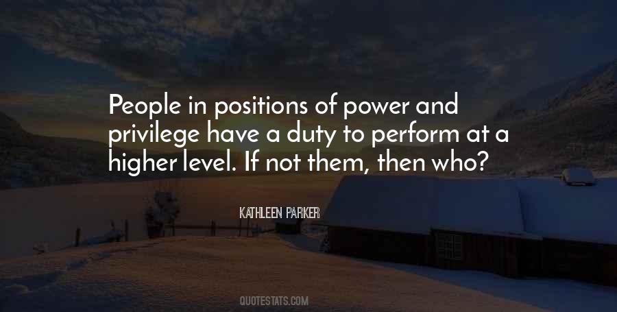 Quotes About Positions Of Power #165721