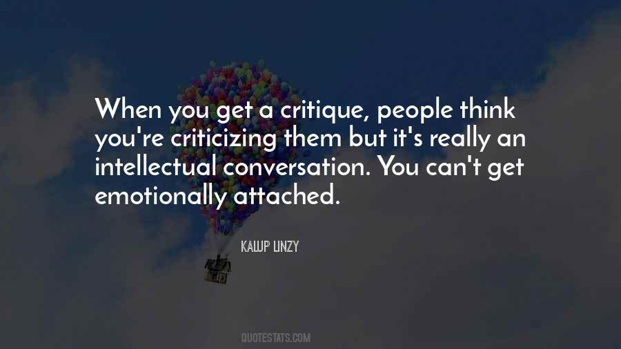 Quotes About Criticizing #1021669