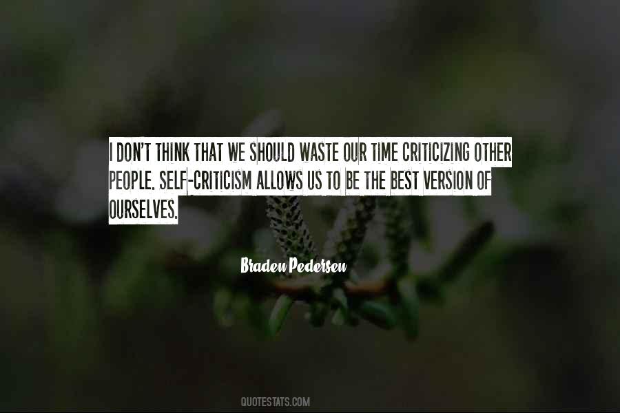 Quotes About Criticizing #1147733