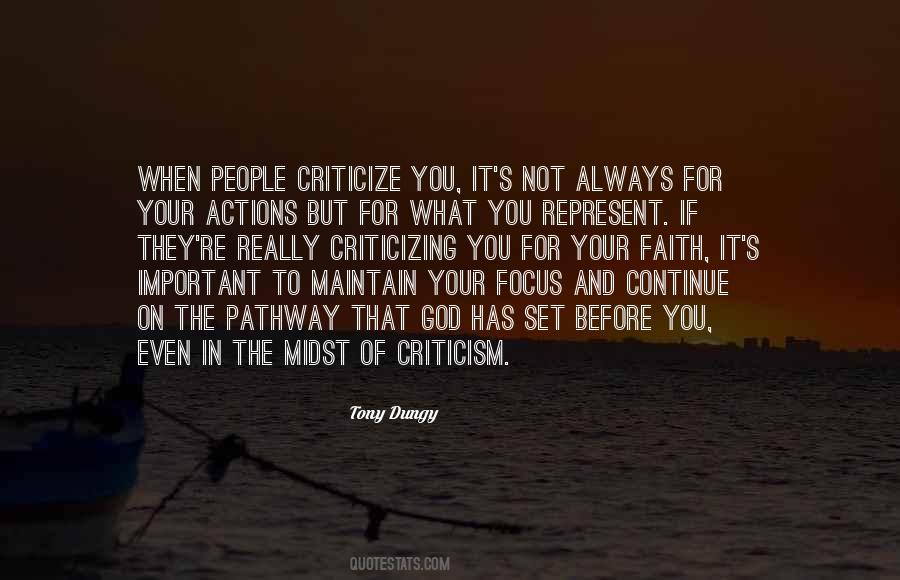 Quotes About Criticizing #1569653