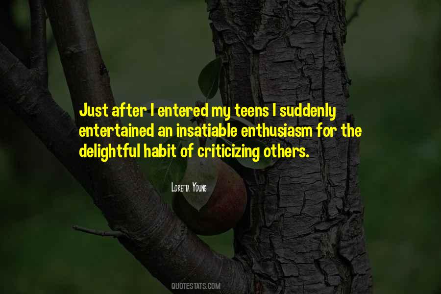 Quotes About Criticizing #1695174