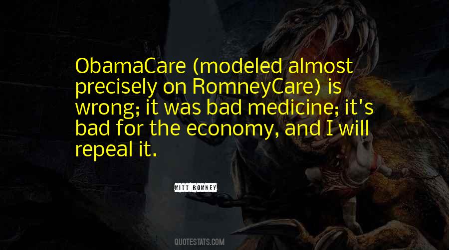 Romneycare Quotes #1235979