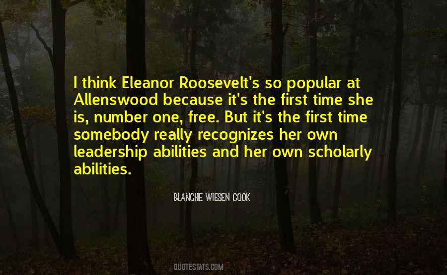 Roosevelt's Quotes #30027