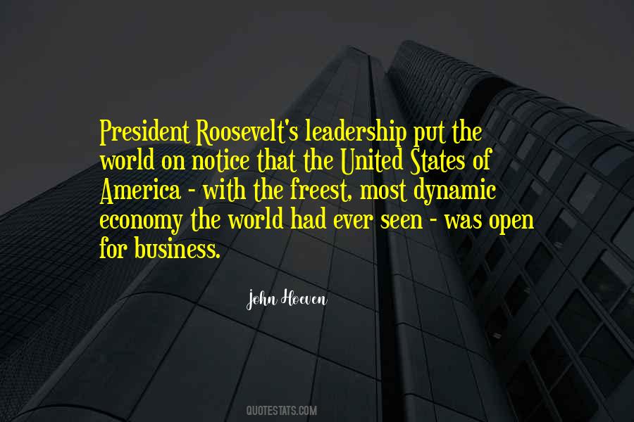 Roosevelt's Quotes #416833