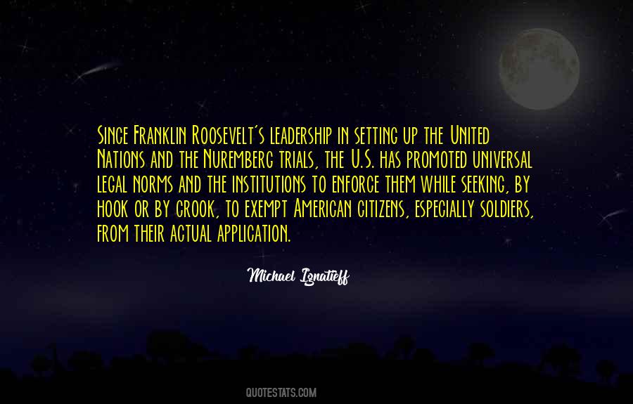 Roosevelt's Quotes #981627