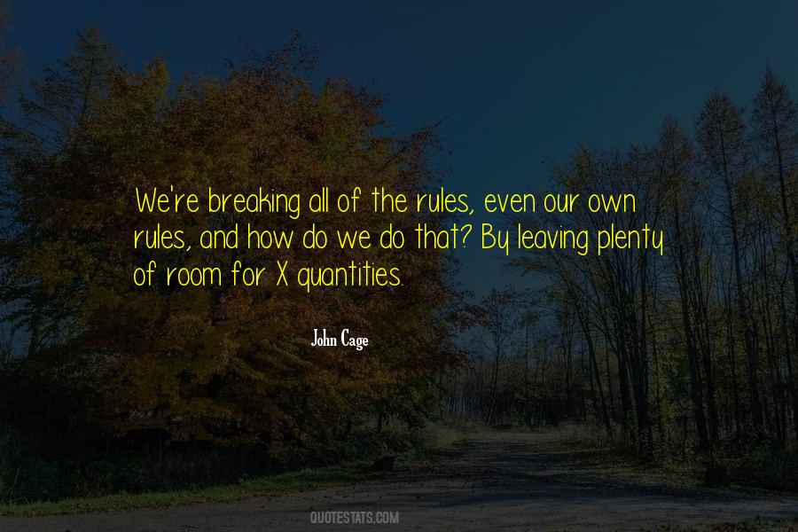 Quotes About Breaking The Rules #106655