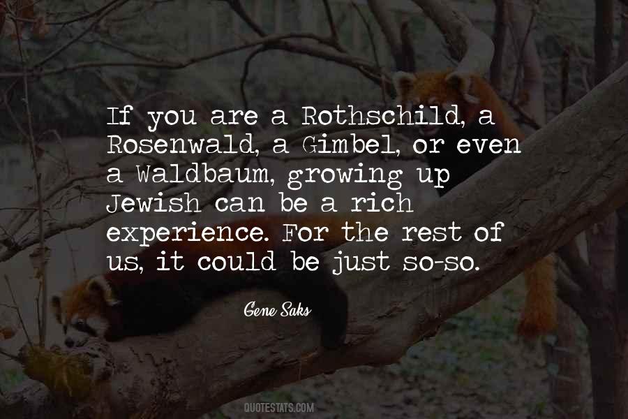 Rothschild's Quotes #572071