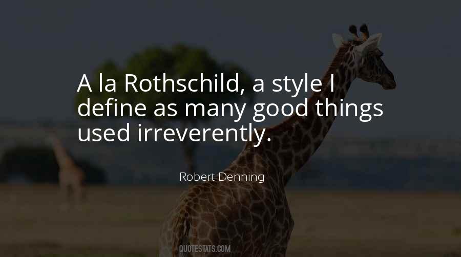 Rothschild's Quotes #939699