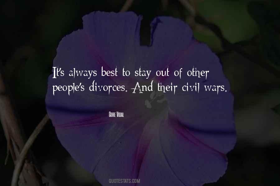 Quotes About Civil Wars #1736688