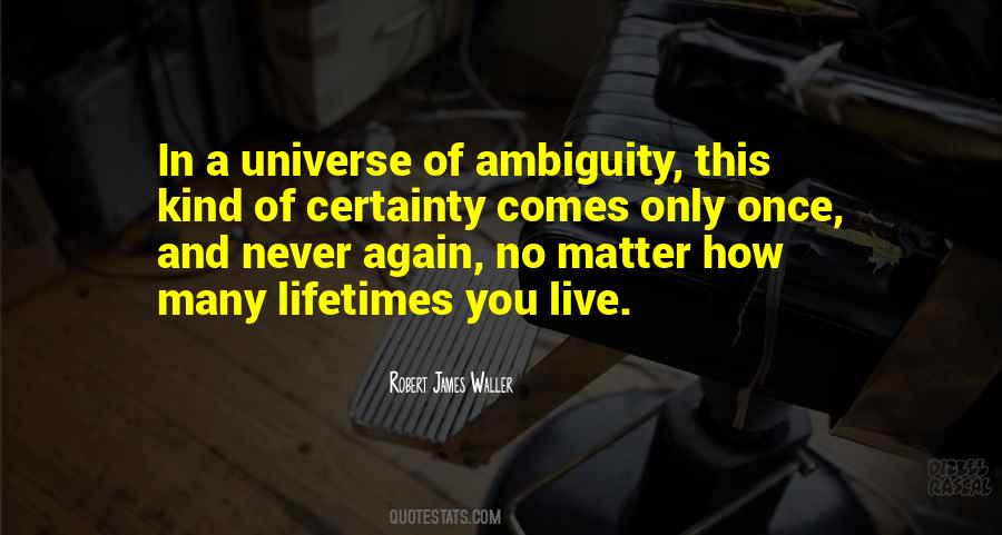 Quotes About Ambiguity #332903