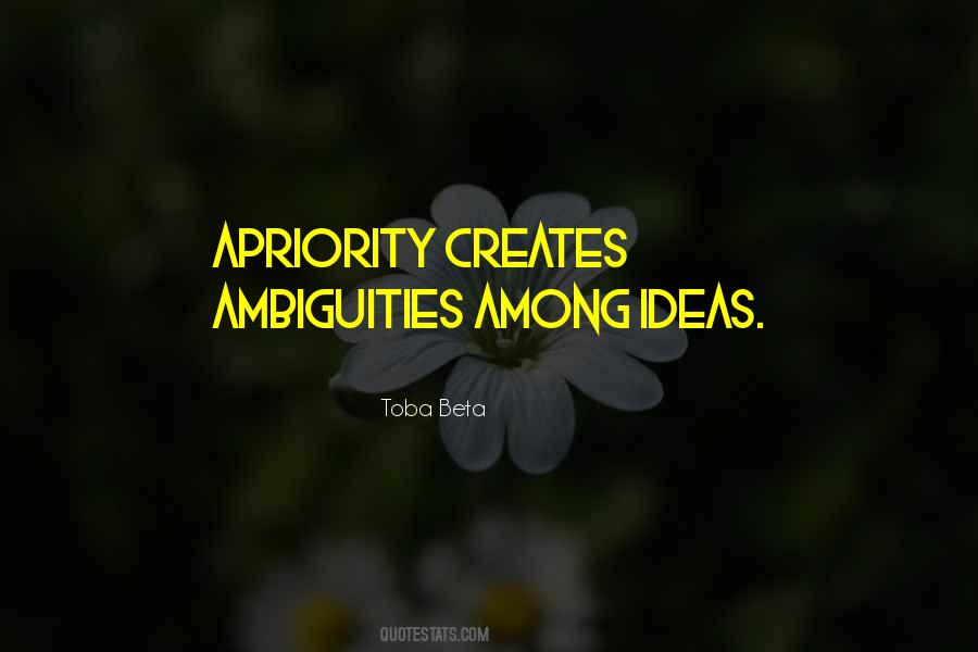 Quotes About Ambiguity #475549